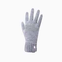 Pletené merino rukavice Kama R101 světle šedé