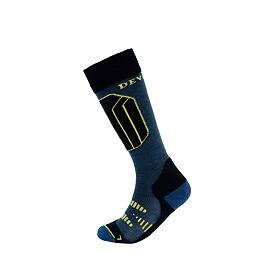 Dětské funkční podkolenky na lyže s merinem Devold Alpine Kid sock ink
