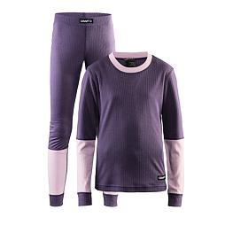 Dětské termoprádlo Set Craft Baselayer JR fialové