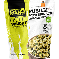 Adventure Menu Fusilli se špenátem a vlašskými ořechy - VEGAN 105g