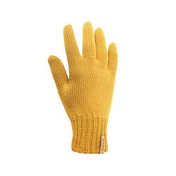 Pletené merino rukavice Kama R102 žlutá