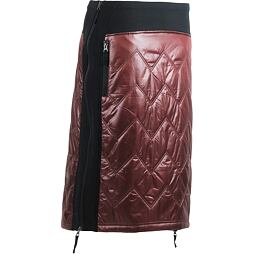 Dámská zimní sukně SKHOOP Sara Mid Skirt pod kolena - chestnut