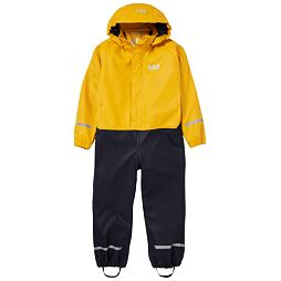 Dětská kombinéza do deště Helly Hansen s fleecem K Bergen essential yellow