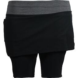 Dámská funkční sukně SKHOOP s vnitřními šortkami Outdoor Knee Skort black