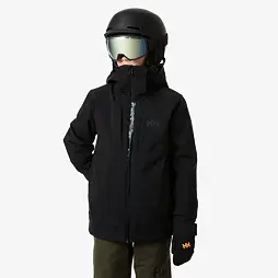 Dětská lyžařská bunda Helly Hansen JR Alpha - black 991
