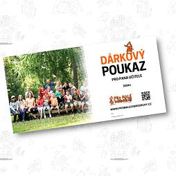 Dárkový poukaz Promaledobrodruhy.cz pro pana učitele na 300 Kč