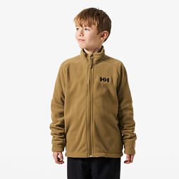 Dětská fleecová mikina Helly Hansen JR Daybreaker 2.0. jacket - sepia