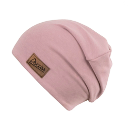 Bavlněná čepice Drexiss old pink