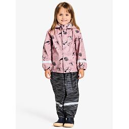 Dětský set do deště Didriksons Slaskeman ocean soft pink