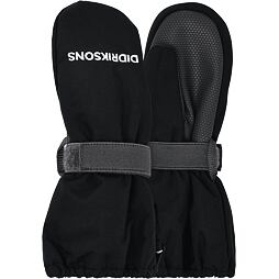 Dětské zimní rukavice Didriksons Biggles Zip black s černým zipem - palčáky