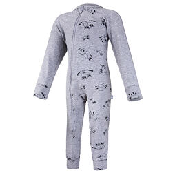 Dětský overal Little Angel smyk DR Outlast® Mývalové - šedý melír
