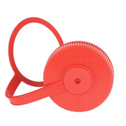 Náhradní víčko na lahev Nalgene Cap Wide Mouth 63mm red