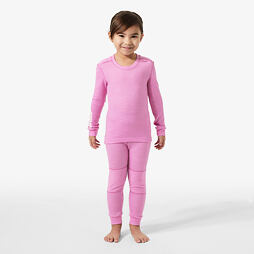 Dětské termoprádlo Helly Hansen K Lifa Merino set - meta pink