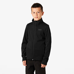 Dětská fleecová mikina Helly Hansen Jr Versalite jacket -  black