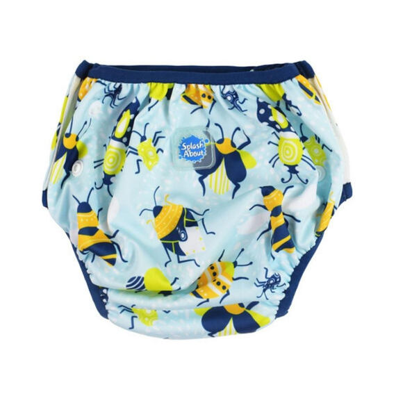 Dětské plenkové plavky Splash About Happy Nappy nastavitelné - Bugs Life