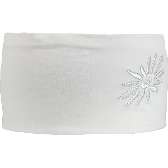 Široká čelenka SKHOOP Jersey Headband white