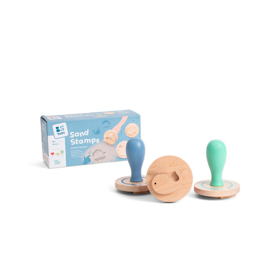 Razítka na písek - 3 ks BS Toys Sand Stamps