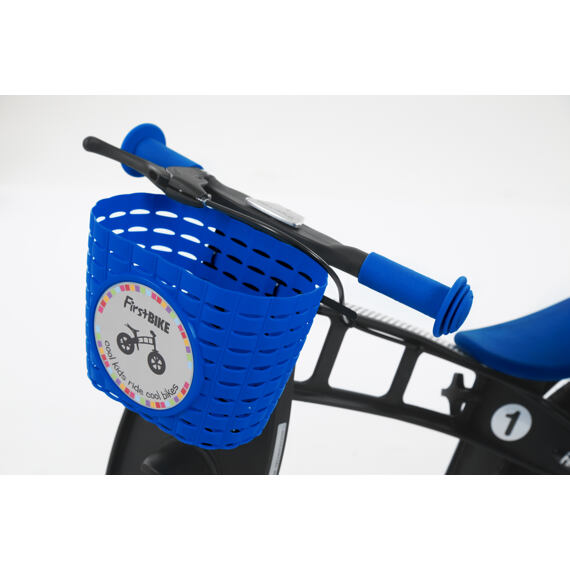 Dětský košík na odrážedlo FirstBIKE modrý