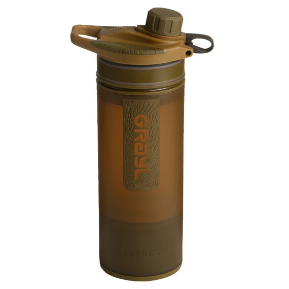 Filtrační lahev Grayl Geopress purifier 0,71 l coyote brown