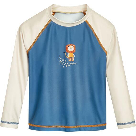 Dětské UV tričko Playshoes Jungle petrol - dlouhý rukáv