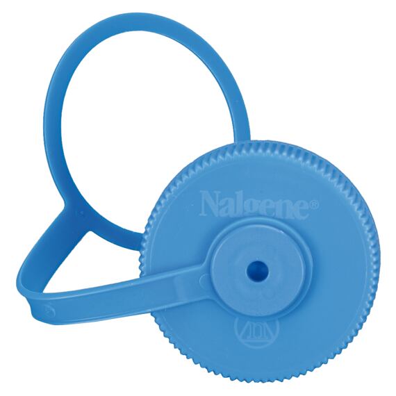 Náhradní víčko na lahev Nalgene Cap Wide Mouth 63mm blue