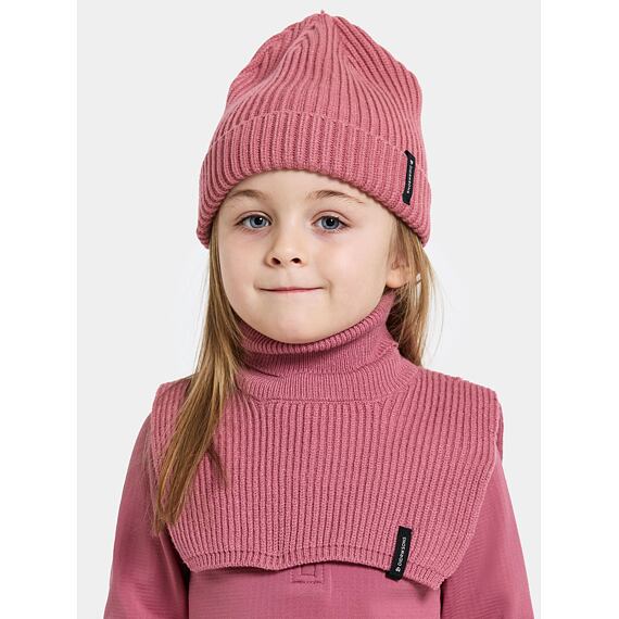 Dětský zimní nákrčník Didriksons Delfinen scarf 2 heather pink