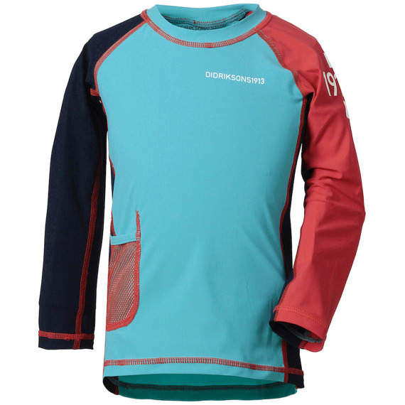 Dětské UV tričko Didriksons Surf pale turquoise
