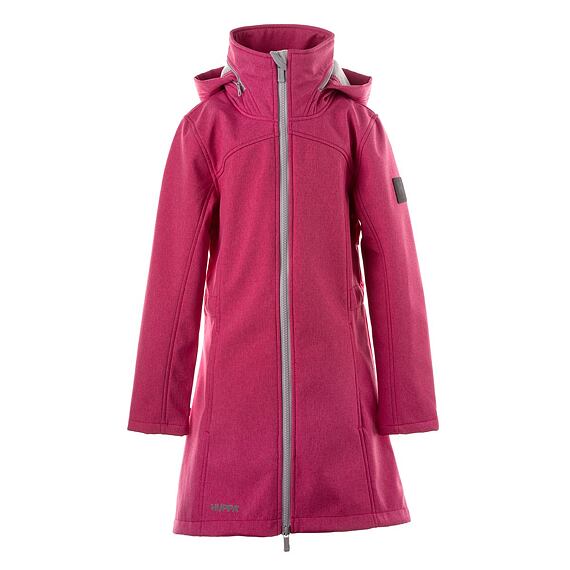 Dívčí softshellový kabát Huppa Ava fuchsia REFLEX