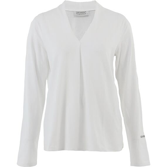Dámské funkční tričko SKHOOP Anja L/S T s dlouhým rukávem white