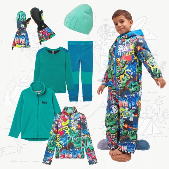 Dětský zimní outfit WeeDo COSMO Sprayprint
