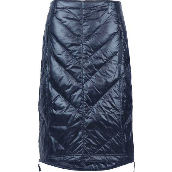 Zimní péřová sukně pod kolena SKHOOP Mary Mid Down - navy