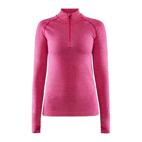 Dámské funkční tričko Craft dlouhý rukáv Core Dry Active Comfort Zip růžové