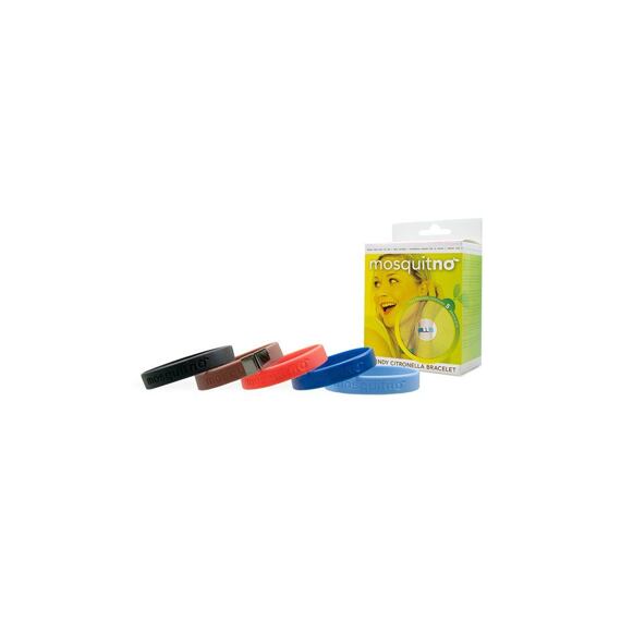 Náramek odpuzující hmyz se sponou MosquitNo Classic uvolňující citronelovou vůni 5 ks 68g