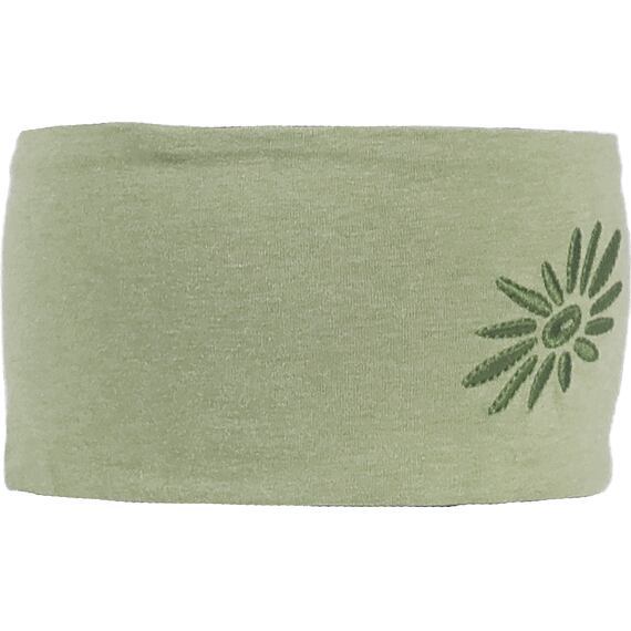 Široká čelenka SKHOOP Jersey Headband green tea
