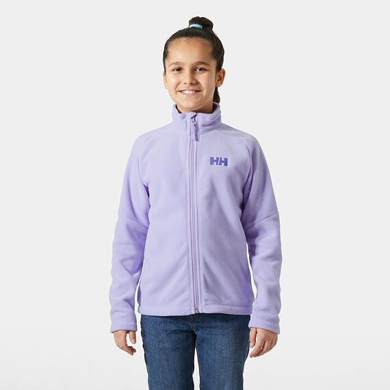 Dětská fleecová mikina Helly Hansen JR Daybreaker 2.0. jacket - bright lavender
