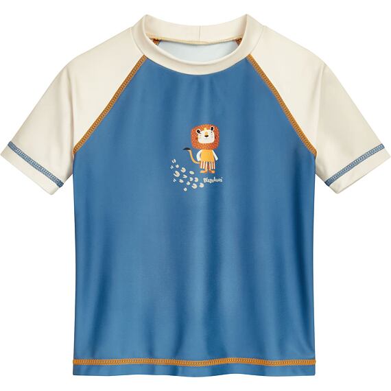 Dětské UV tričko Playshoes Jungle petrol - krátký rukáv