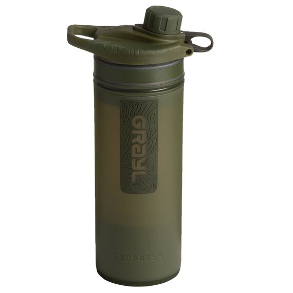Filtrační lahev Grayl Geopress purifier 0,71 l olive drab