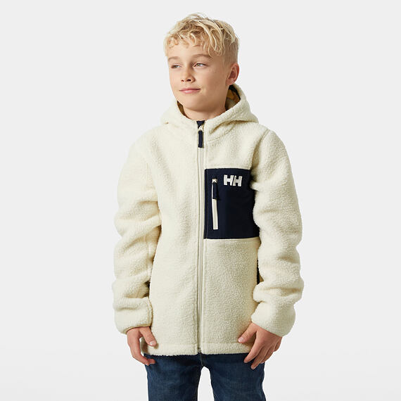 Dětská fleecová bunda Helly Hansen JR Champ Pile jacket - cream