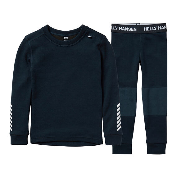 Dětské termoprádlo Helly Hansen K Lifa Merino set - navy