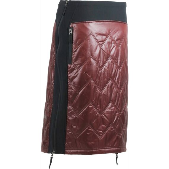 Dámská zimní sukně SKHOOP Sara Mid Skirt pod kolena - chestnut
