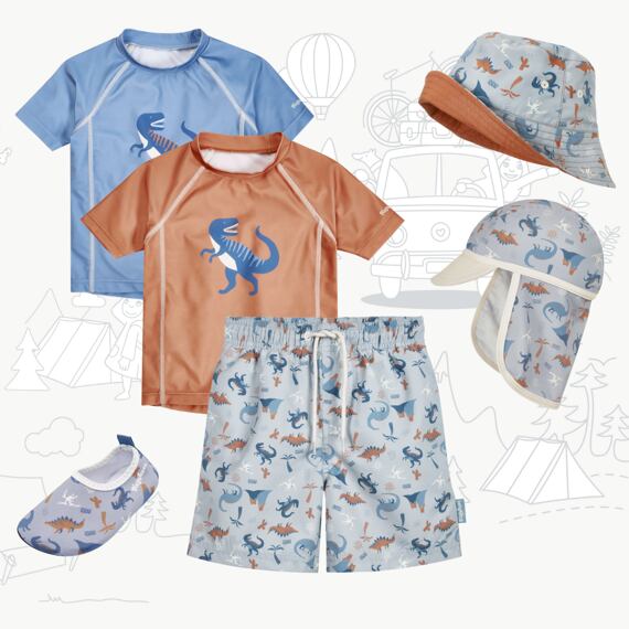 Dětský UV outfit Dinosauři