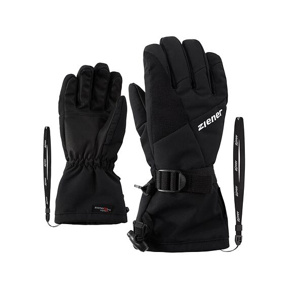 Dětské zimní rukavice Ziener LANI GTX Jr black - prstové