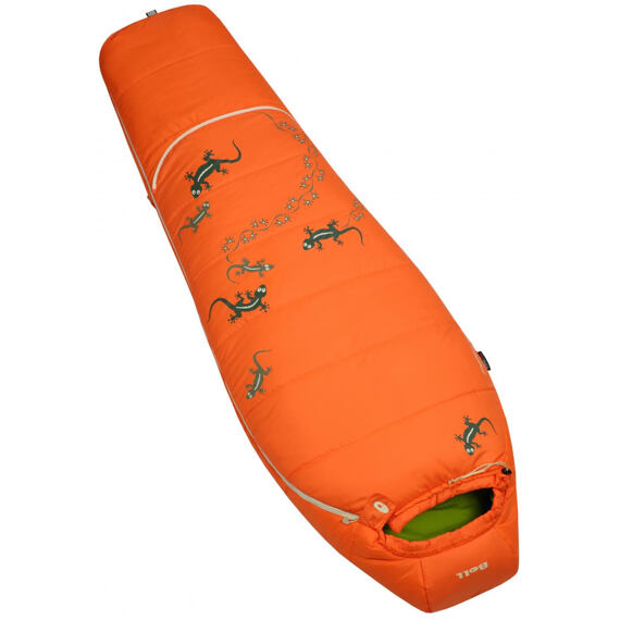 Dětský spací pytel Boll Patrol Lite orange ROSTOUCÍ oranžový - levý (pro praváky)