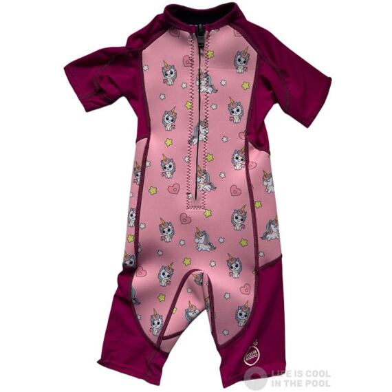 Dětská neoprenová kombinéza AquaKiddo neoprene wetsuit Unicorns