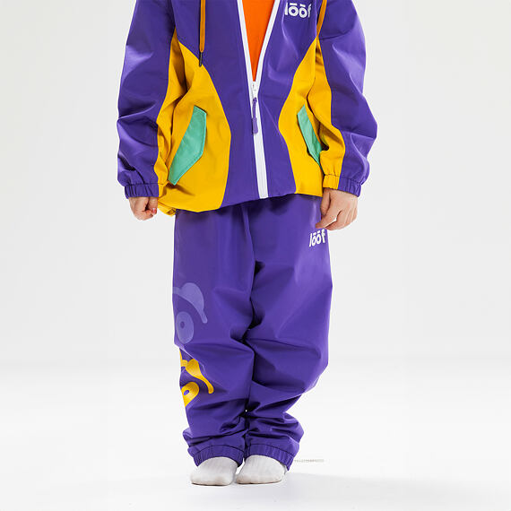 Dětské nepromokavé kalhoty Loof Sporty - fialové