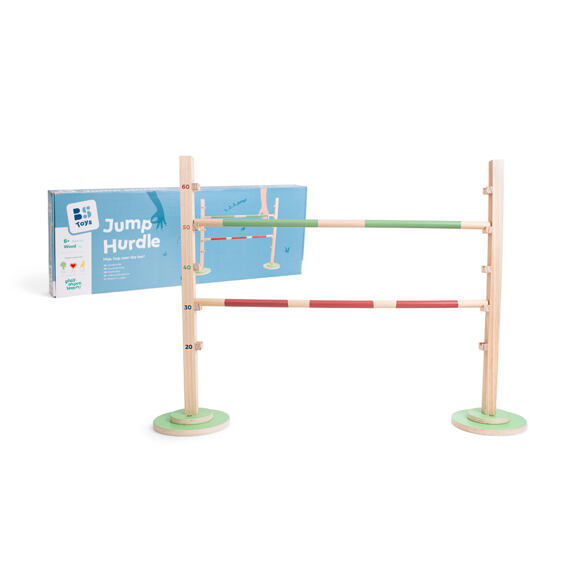 Dřevěná atletická překážka - trénujte skoky BS Toys Jump Hurdle - Wood