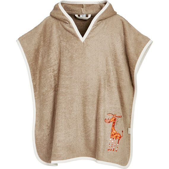 Dětské pončo Playshoes Wild Animals brown
