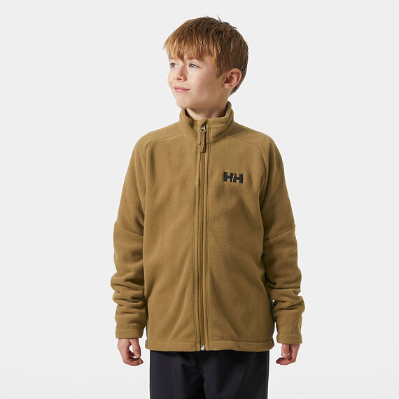 Dětská fleecová mikina Helly Hansen JR Daybreaker 2.0. jacket - sepia