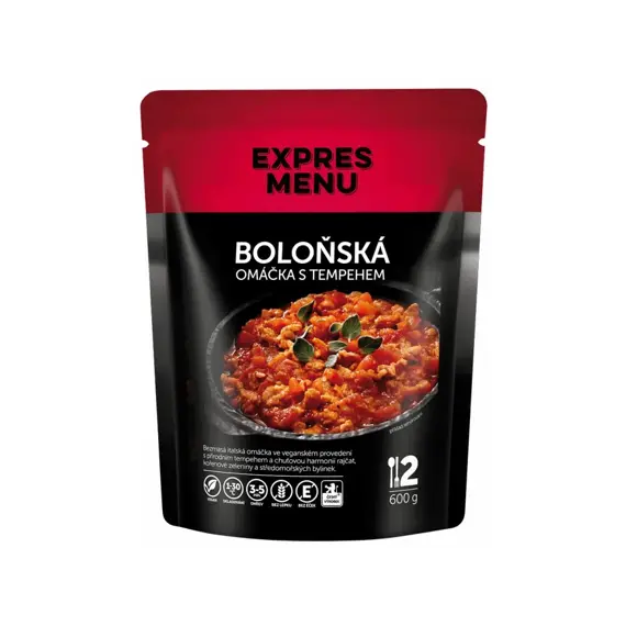 Boloňská omáčka s tempehem Expres menu 2 porce