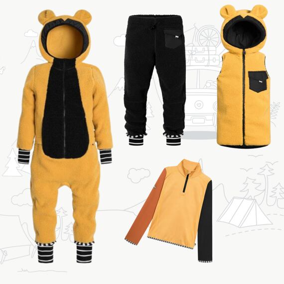 Dětský fleecový set WeeDo Teddy
